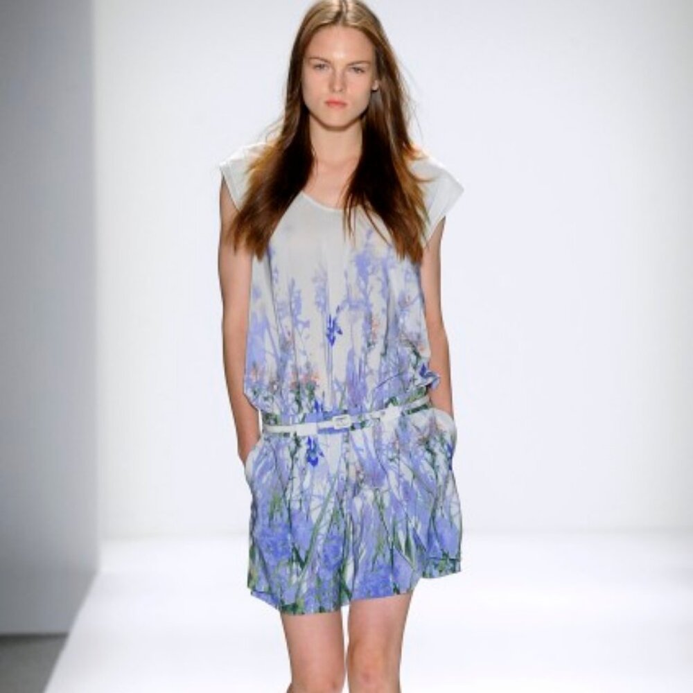 Cynthia Steffe RTW Silk Floral Dress